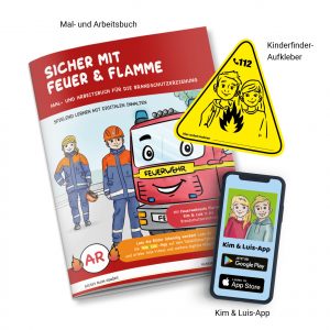 Brandschutzerziehung für Kinder Aktion der Johanniter